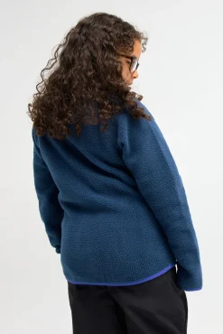 Børn Nordbjrn Fleecetøj-Nordbjørn Mollösund Fleecetrøje, Insigna Blue