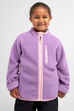 Børn Nordbjrn Fleecetøj-Nordbjørn Mollösund Fleecetrøje, Diffused Orchid
