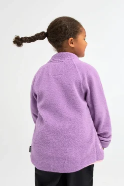 Børn Nordbjrn Fleecetøj-Nordbjørn Mollösund Fleecetrøje, Diffused Orchid