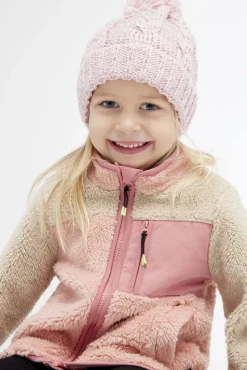 Børn Nordbjrn Fleecetøj-Nordbjørn Montana Fleecetrøje, Dusty Rose