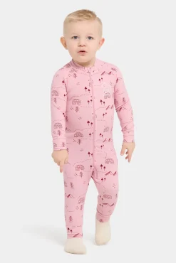 Undertøj|Nordbjrn Nordbjørn Moritz Termoundertøj Heldragt Bamboo, Pink Iceberg Lyserød