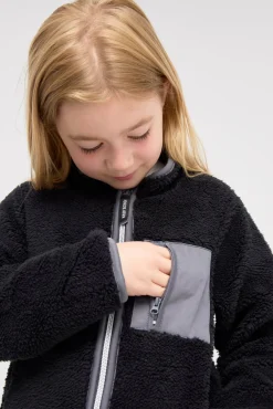 Børn Nordbjrn Fleecetøj-Nordbjörn Nerøy Fleecetrøje, Black