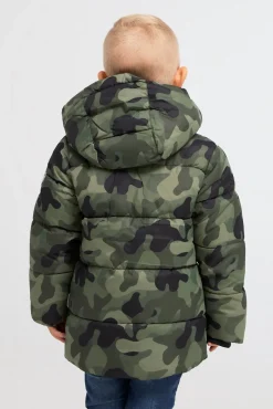 Børn Nordbjrn Vintertøj|Overtøj-Nordbjørn Nevada Dynejakke, Camo Green