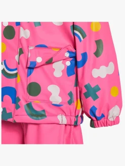 Børn Nordbjrn Regntøj-Nordbjørn Nordvik Foret Regnsæt, Azalea Pink