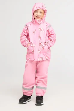 Børn Nordbjrn Regntøj-Nordbjørn Nordvik Foret Regnsæt, Pink