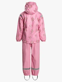 Børn Nordbjrn Regntøj-Nordbjørn Nordvik Foret Regnsæt, Pink