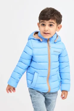 Overtøj|Nordbjrn Nordbjørn Odense Dynejakke, Provance Blue Blå/Brun