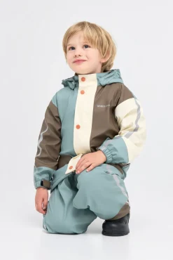 Regntøj|Nordbjrn Nordbjörn Pallas Foret Regnsæt, Silver Blue Blå/Brun/Hvid