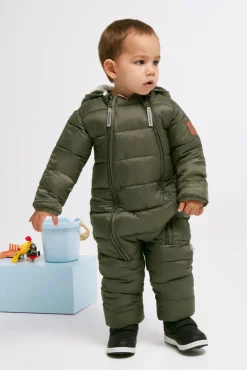 Børn Nordbjrn Overtøj-Nordbjørn Pilecub Babyflyverdragt, Green Thyme