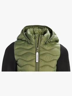 Overtøj|Nordbjrn Nordbjørn Pine Hybrid Jakke, Green Grøn/Sort