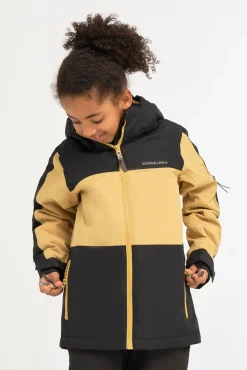 Vintertøj|Nordbjrn Nordbjørn Åre Skijakke, Prairie Sand Beige/Sort