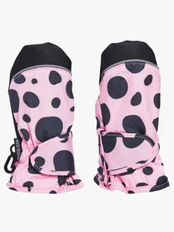 Tilbehør|Vintertøj|Nordbjrn Nordbjørn Reinfjord Vanter, Pink Dots Lyserød/Sort