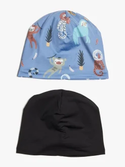 Tilbehør|Nordbjrn Nordbjørn Rofjord Hue 2-pak Blå/Sort