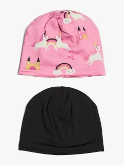 Børn Nordbjrn Tilbehør-Nordbjørn Rofjord Hue 2-pak, Unicornland
