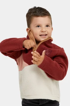 Fleecetøj|Nordbjrn Nordbjörn Rydal Fleecetrøje, Madder Brown/Rose Dawn/Oatmeal