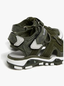 Børn Nordbjrn Sandaler & Klipklapper-Nordbjørn Safari Blinkesandaler, Green Khaki