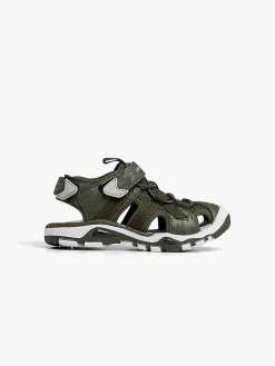 Børn Nordbjrn Sandaler & Klipklapper-Nordbjørn Safari Blinkesandaler, Green Khaki