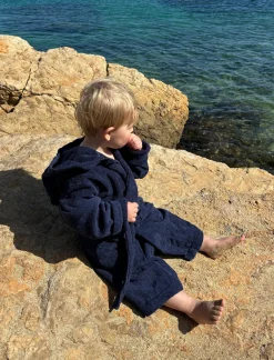 Uv & Strand|Nordbjrn Nordbjørn Saltis Badekåbe, Navy Blå