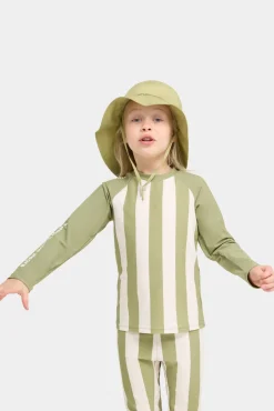 Børn Nordbjrn Uv & Strand-Nordbjörn Sandhamn UV-Sæt, Green Stripe