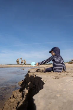 Uv & Strand|Nordbjrn Nordbjørn Sandhamn UV-Sæt, Navy Stripe Blå/Hvid