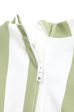 Uv & Strand|Nordbjrn Nordbjörn Sandsjön UV-Badedragt, Green Stripe