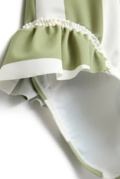 Uv & Strand|Nordbjrn Nordbjörn Sandsjön UV-Badedragt, Green Stripe