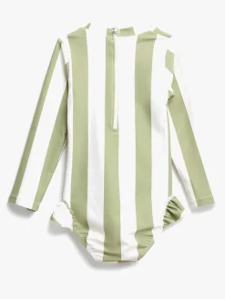 Uv & Strand|Nordbjrn Nordbjörn Sandsjön UV-Badedragt, Green Stripe