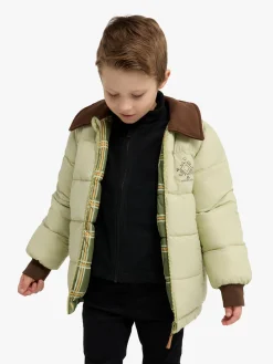 Børn Nordbjrn Vintertøj-Nordbjörn Sjuhärad  Vandafvisende Vendbar Dynejakke, Lint