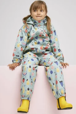Overtøj|Nordbjrn Nordbjørn Skaftö Skalflyverdragt, Fruit Lover Blue Surf Grøn/Flerfarvet