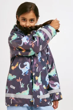 Regntøj|Nordbjrn Nordbjørn Skagen Foret Regnsæt, Dinoland Naval Academy Blå/Grøn/Orange