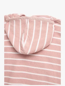 Uv & Strand|Nordbjrn Nordbjørn Skrea Badeponcho, Pink Stripe Lyserød/Hvid