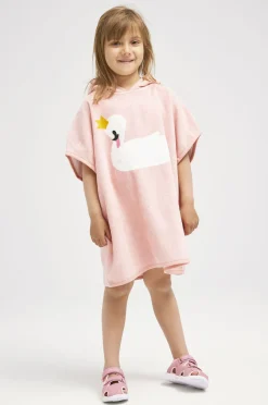 Børn Nordbjrn Uv & Strand-Nordbjørn Skrea Badeponcho, Swan