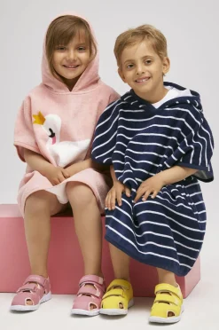 Børn Nordbjrn Uv & Strand-Nordbjørn Skrea Badeponcho, Swan