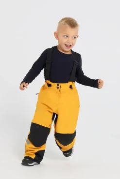Termotøj|Vintertøj|Nordbjrn Nordbjørn Snowfall Skibukser, Sunflower/Solid Black Gul/Sort