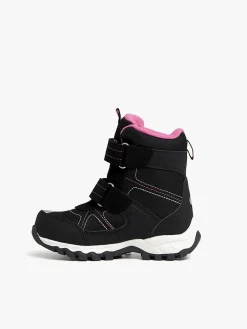 Støvler & Vinterstøvler|Nordbjrn Nordbjörn Snowfall Vinterstøvler, Black/Strawberry Sort/Rød