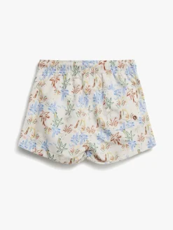 Uv & Strand|Nordbjrn Nordbjørn Solarino Badebukser, Palm Tree Hvid/Flerfarvet