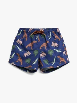 Uv & Strand|Nordbjrn Nordbjørn Solarino UV-Badebukser, Dino Blå/Flerfarvet