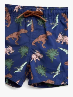 Uv & Strand|Nordbjrn Nordbjørn Solarino UV-Badebukser, Dino Blå/Flerfarvet