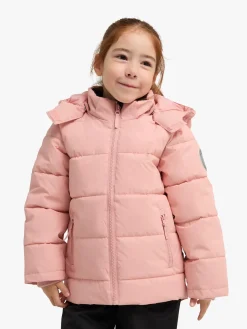 Børn Nordbjrn Vintertøj-Nordbjørn Star Reflekterende Vinterjakke, Pink