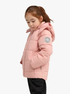 Børn Nordbjrn Vintertøj-Nordbjørn Star Reflekterende Vinterjakke, Pink