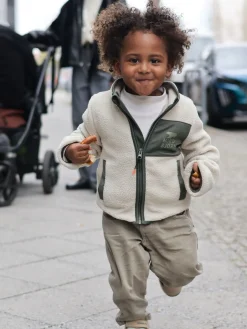 Børn Nordbjrn Fleecetøj-Nordbjörn Strömmen  Vindtæt Fleecetrøje, Grøn