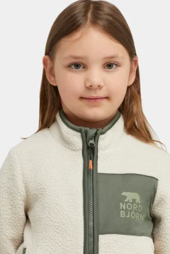 Børn Nordbjrn Fleecetøj-Nordbjörn Strömmen  Vindtæt Fleecetrøje, Grøn