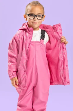 Regntøj|Nordbjrn Nordbjørn Styrsö Foret Regnsæt, Let It Rain Reflective Chateau Rose