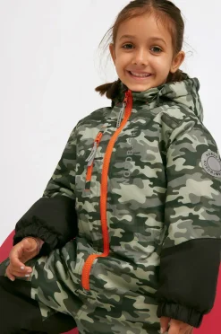 Overtøj|Nordbjrn Nordbjørn Svalbard Flyverdragt, Camo Oil Green Grøn/Orange