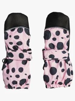 Børn Nordbjrn Vintertøj|Tilbehør-Nordbjørn Trollfjord Vanter, Pink Dots