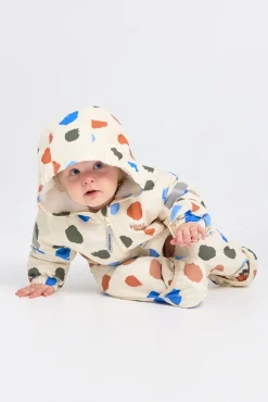 Flyverdragter|Overtøj|Nordbjrn Nordbjörn Valdez Babyflyverdragt, Bone White Brun/Blå/Beige/Grøn