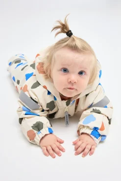 Flyverdragter|Overtøj|Nordbjrn Nordbjörn Valdez Babyflyverdragt, Bone White Brun/Blå/Beige/Grøn