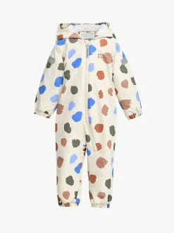 Flyverdragter|Overtøj|Nordbjrn Nordbjörn Valdez Babyflyverdragt, Bone White Brun/Blå/Beige/Grøn