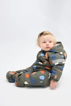 Børn Nordbjrn Flyverdragter-Nordbjörn Valdez Babyflyverdragt, Dusty Olive