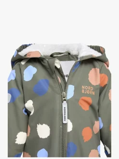 Overtøj|Nordbjrn Nordbjörn Valdez Babyflyverdragt, Dusty Olive Brun/Blå/Beige